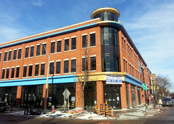 New three-storey commercial building at James and Vine (RTH file photo)