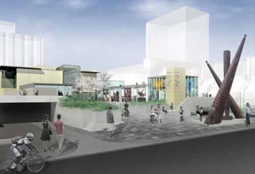 Rendering: AGH presents friendlier face to Main Street