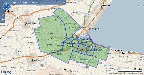 Hamilton ward boundaries