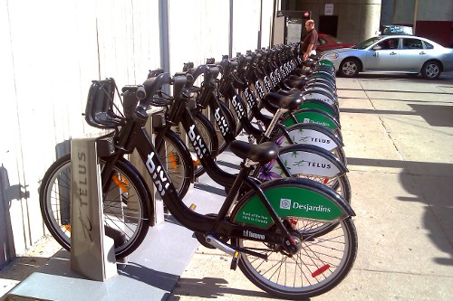 Bixi station in downtown Toronto (RTH file photo)