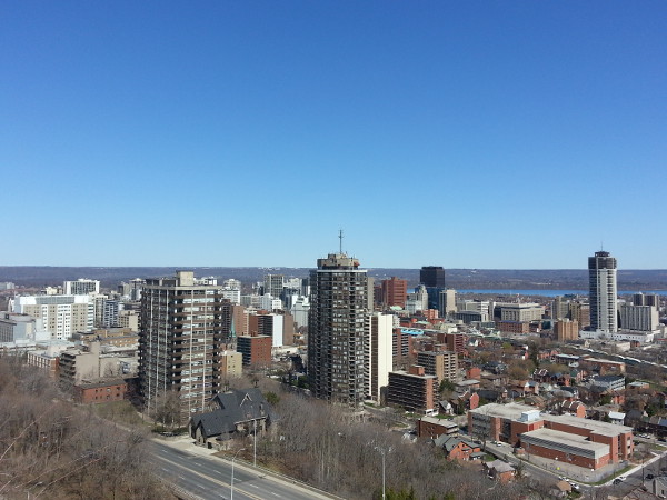 Downtown Hamilton, view from Sam Lawrence Park