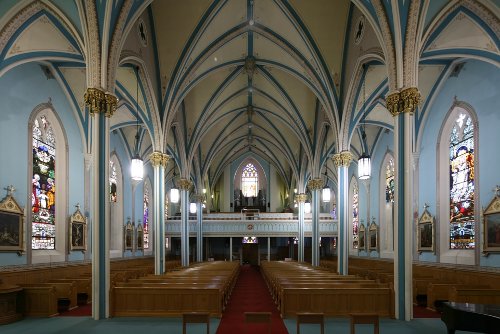 Fig. 4. Dundas, St Augustine's Roman Catholic Church, interior to E.
