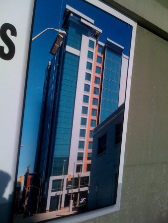 Poster for the proposed Element Hotel at Main and Walnut