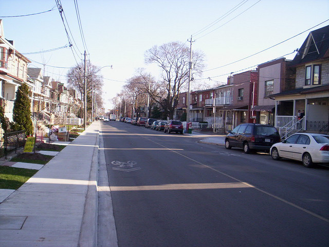 Lansdowne Avenue in Toronto (Image Credit: Joe at Biking Toronto/Flickr)