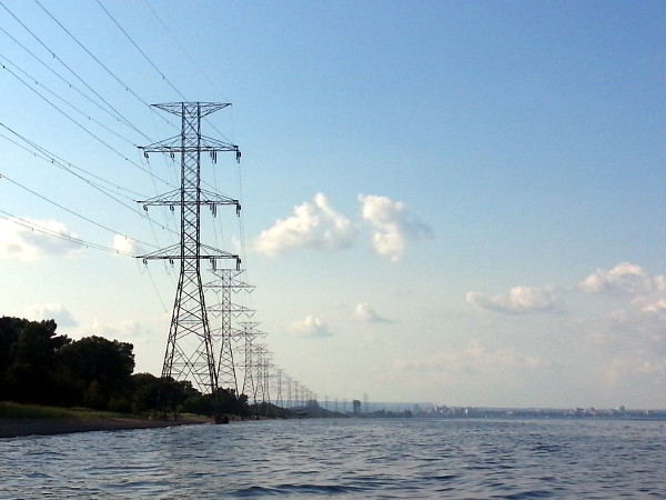 Hydro towers along Hamilton waterfront (RTH file photo)