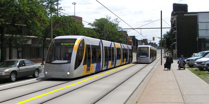 Rendering of proposed LRT in Hamilton