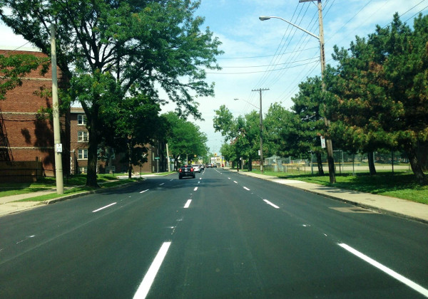 King Street repainted without bike lanes (RTH file photo)