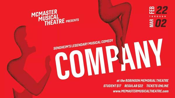 Poster: McMaster Musical Theatre presents Company