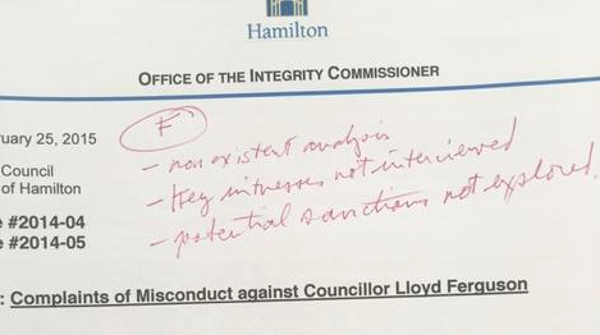 Ontario Ombudsman Andre Marin gives the Integrity Commissioner's report a failing grade (Image Credit: Andre Marin)
