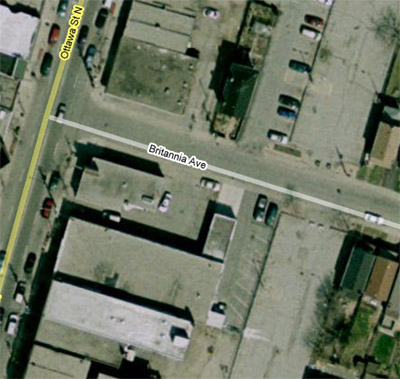 Satellite view of the Farmers' market location (Image Credit: Google Maps)