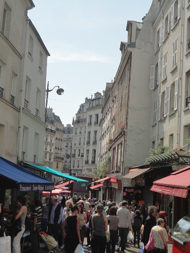 Paris: Pedestrian-only street in the Latin Quarter (RTH file photo)