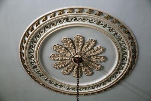 Fig. 6. Paris, St James's Anglican Church, detail of nave ceiling medallion