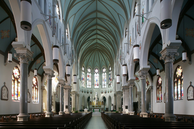 Fig. 4. Guelph, Basilica of Our Lady Immaculate, interior to E (W)