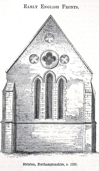 Fig. 9. Strixton (Northamptonshire), exterior from E.