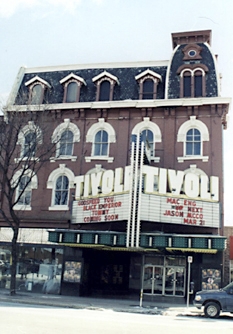 Tivoli Theatre before its front was torn down