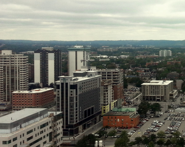 The block of Main between Caroline and Bay under construction (RTH file photo)