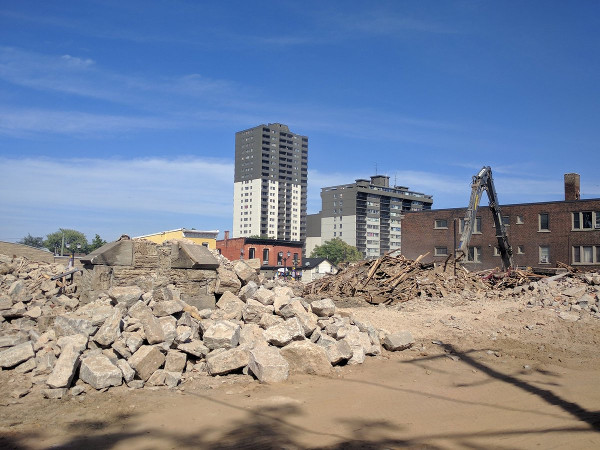 Demolition of All Saint's Church (RTH file photo)
