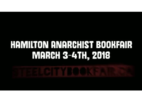 Selected stills from the Hamilton Anarchist Bookfair promotional video