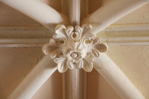 Auchmar, Hamilton, plaster ceiling boss in main foyer