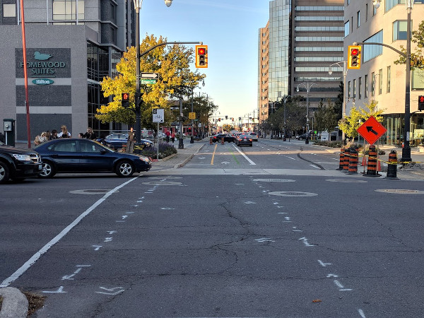 Block-by-Block Preview of Bay Street Bike Lanes - Raise the Hammer