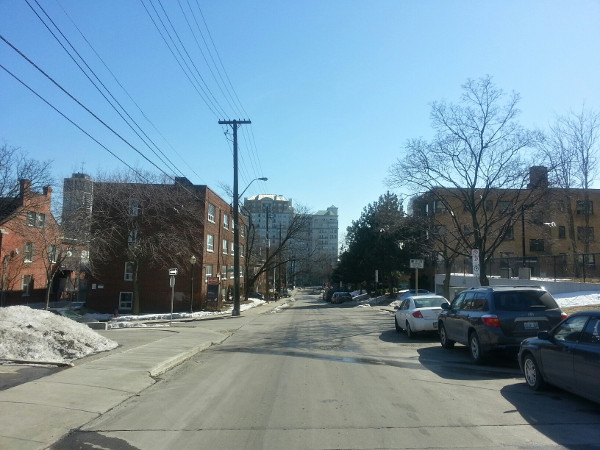 Bold Street facing west from Park Street (RTH file photo)