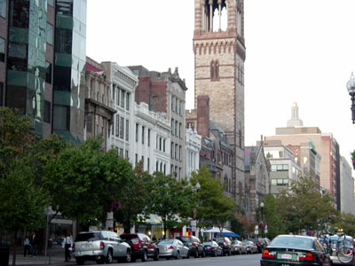 Streetwall across from Copley Square