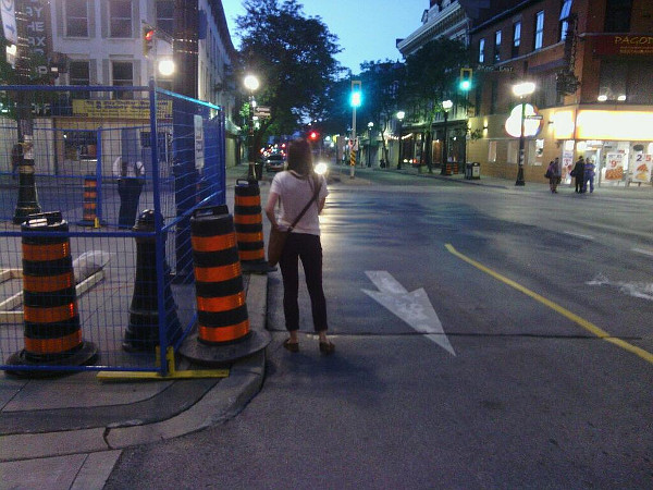 Gore Park Master Plan construction safety fence