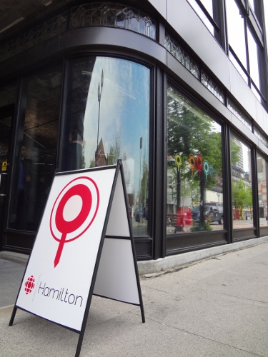 CBC Hamilton office on James Street North (RTH file photo)