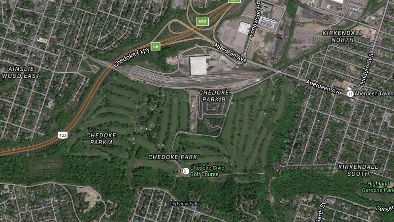 Chedoke Golf Course (Image Credit: Google Maps)