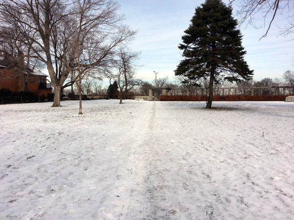 Desire Path across Southam Park