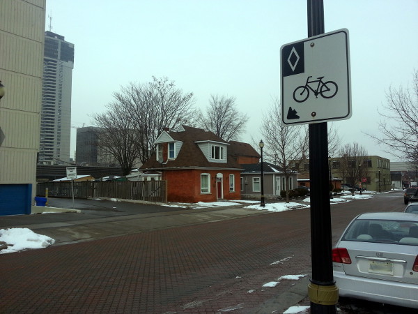 Ferguson is a signed bike route (RTH file photo)