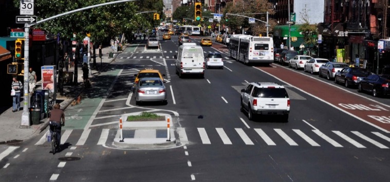 Complete one-way street in New York City (Image Credit: The Source)