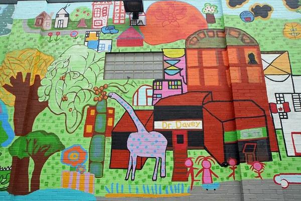 Beasley Neighbourhood wall mural