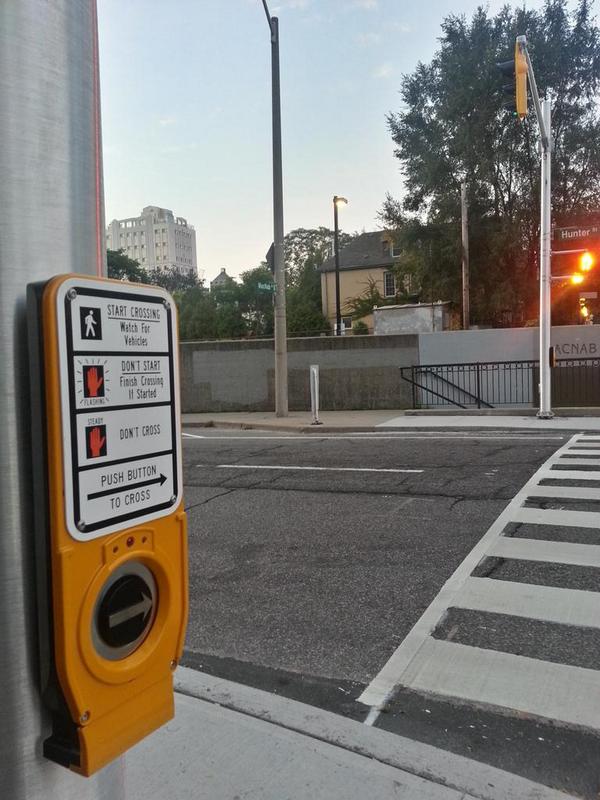 Crosswalk at Hunter and MacNab