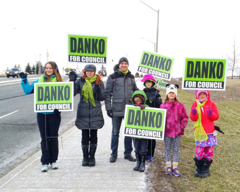 Danko family campaigning