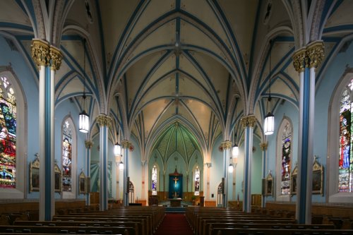 Fig. 3. Dundas, St Augustine's Roman Catholic Church, interior to W.