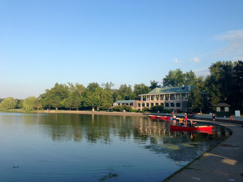 Boating in Delaware Park