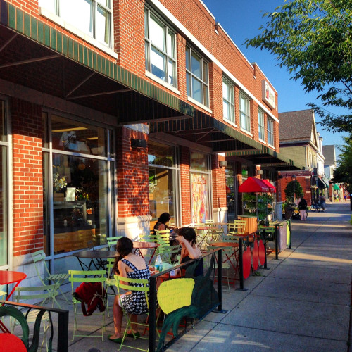 Patio at Lexington food Co-Op