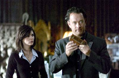Audrey Tautou and Tom Hanks in The Da Vinci Code