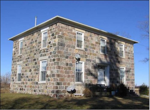 Figure 1. A fieldstone house in Princeton (west of Brantford on the old Governor's Road), built in the Scottish style, in the early 1850s for Henry Clifton Hornor (son of Thomas Hornor, who built the first mill and established the village of Princeton). The history is described further by Byers and McBurney (1982).