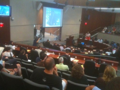 Attendees at the Future Fund Board meeting