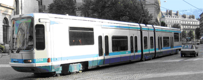 Figure 2: a modern streetcar