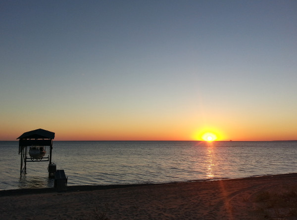 Waterfront Trail at sunrise