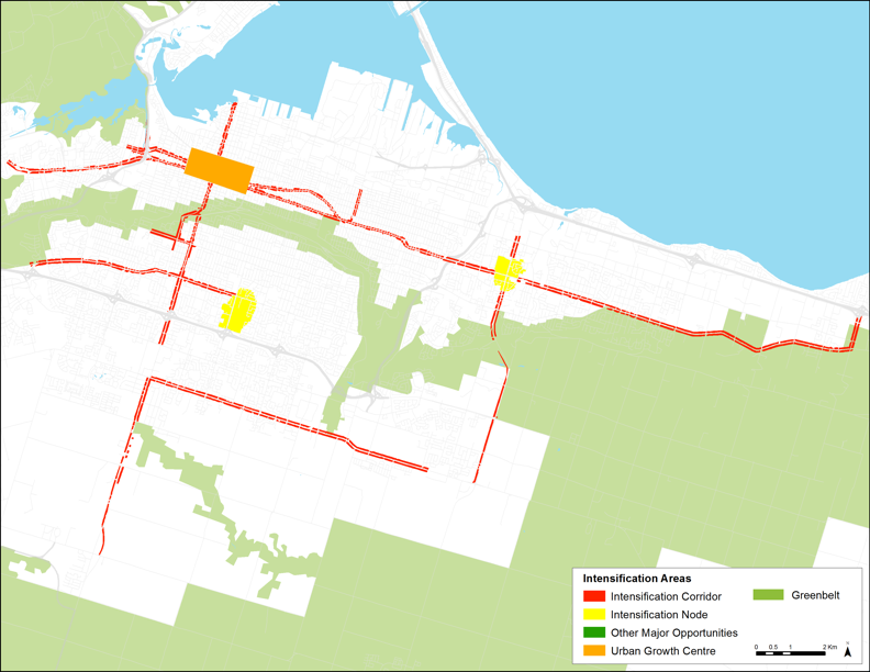 Map: Intensification Areas