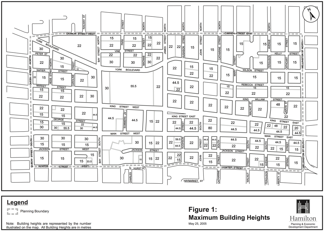 Maximum building heights