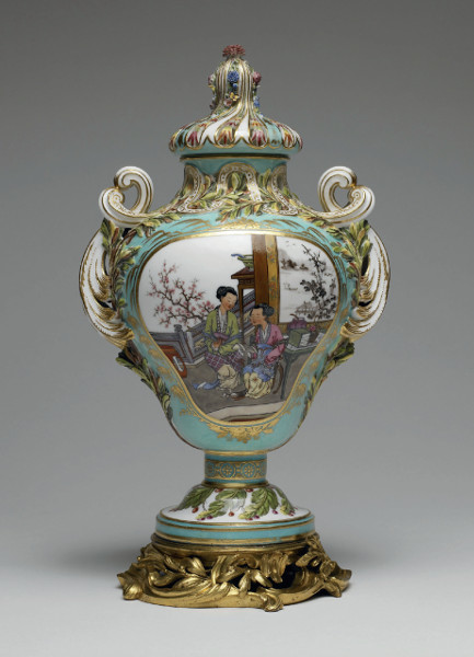 Sevres Porcelain Manufacturing (1762) Overall Height: 11.75