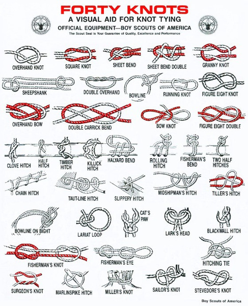 ANDE Laminated-Illustrated Quide To Pro-Fisherman's Knot-Tying CHART #5