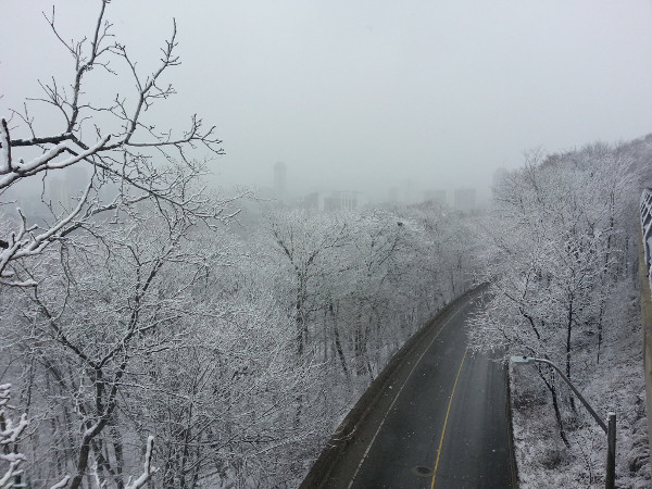 James Mountain Road in February (RTH file photo)