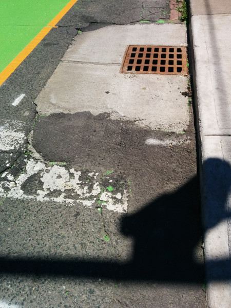 Bike lanes in poor repair