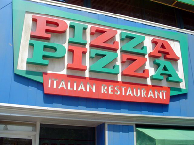 Pizza Pizza sign gets a new look